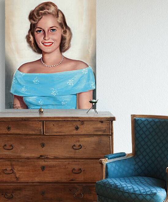 Female Portrait Reproduction