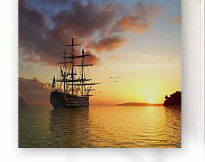 Old Sailing Ship Reproduction