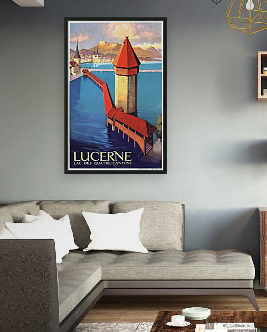 Lucerne Bridge Reproduction
