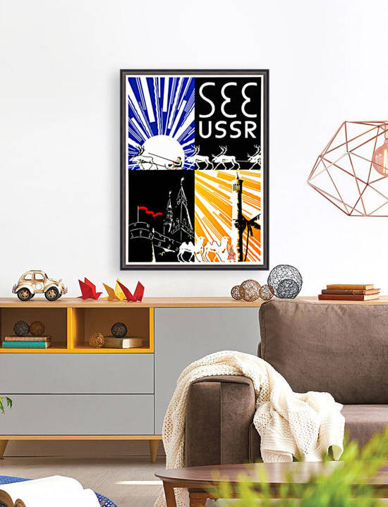 Soviet Travel Poster Reproduction