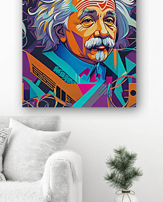 Einstein Graffiti  by vintagesupreme