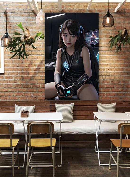 Gamer Girl Reproduction