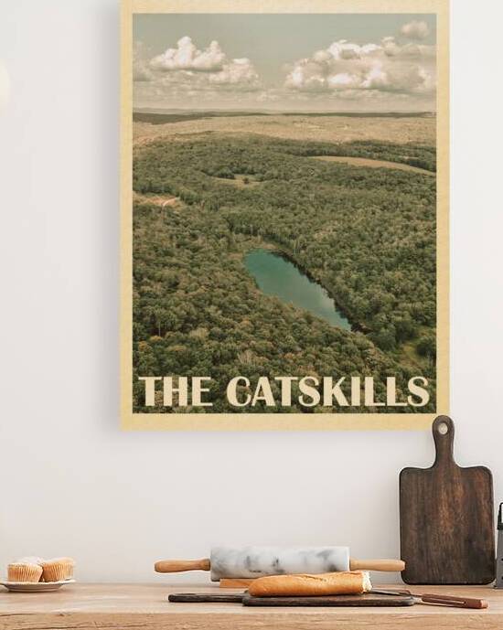 Catskills Pond by vintagesupreme