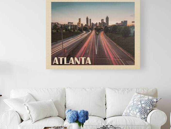 Atlanta  City Lights by vintagesupreme