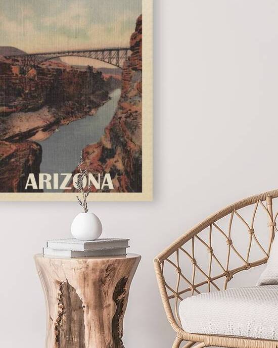 Arizona Navajo Bridge Colorado River by vintagesupreme