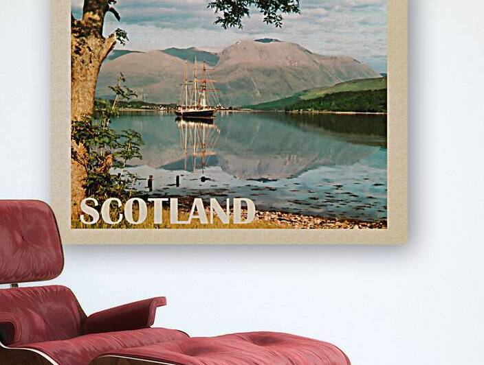 Scotland Sailing Boat by vintagesupreme