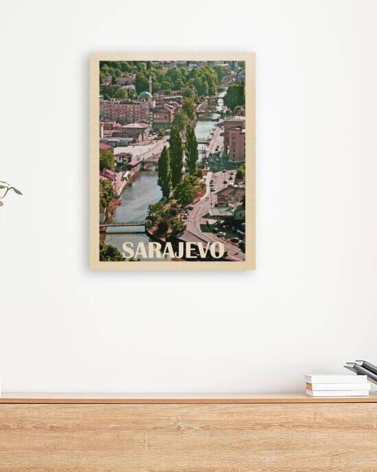 Sarajevo Miljacka river by vintagesupreme