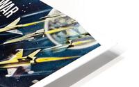 Battle in Outer Space HD Metal print