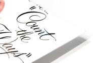 Count the Ways HD Metal print