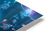 Glowing Jellyfish HD Metal print