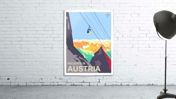 Holidays in Austria Wall Preview