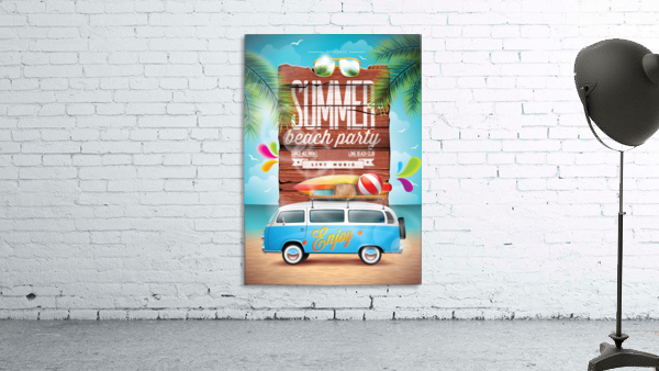 Summer Beach Party Wall Preview