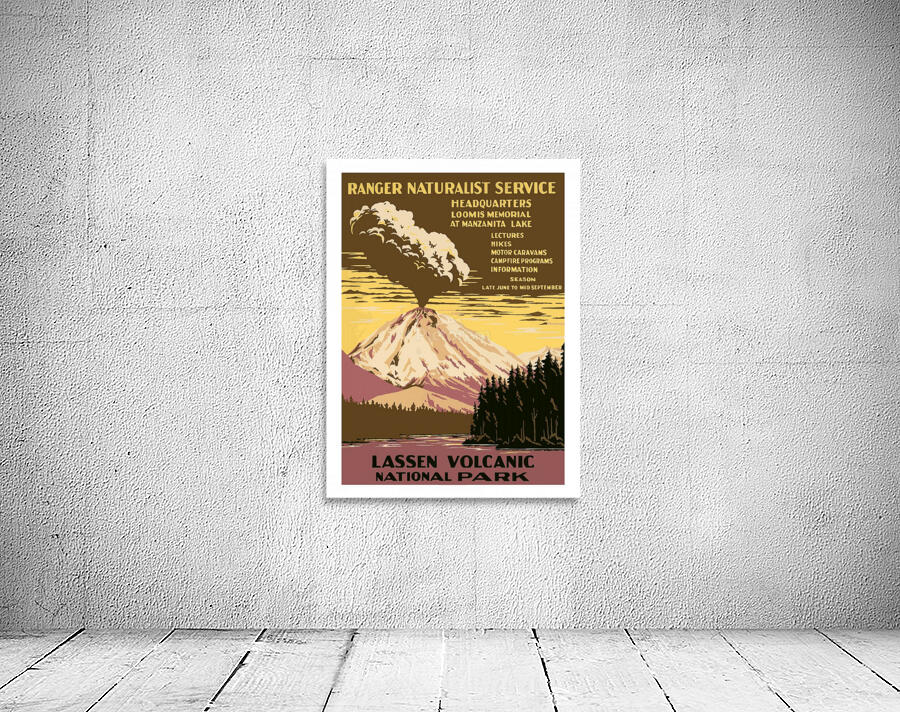 Lassen Volcanic Park Wall Preview