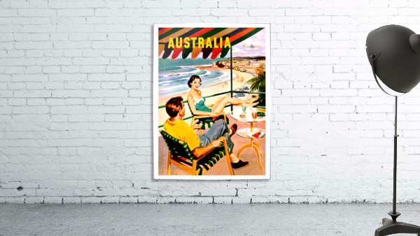 Australia Coastline Wall Preview