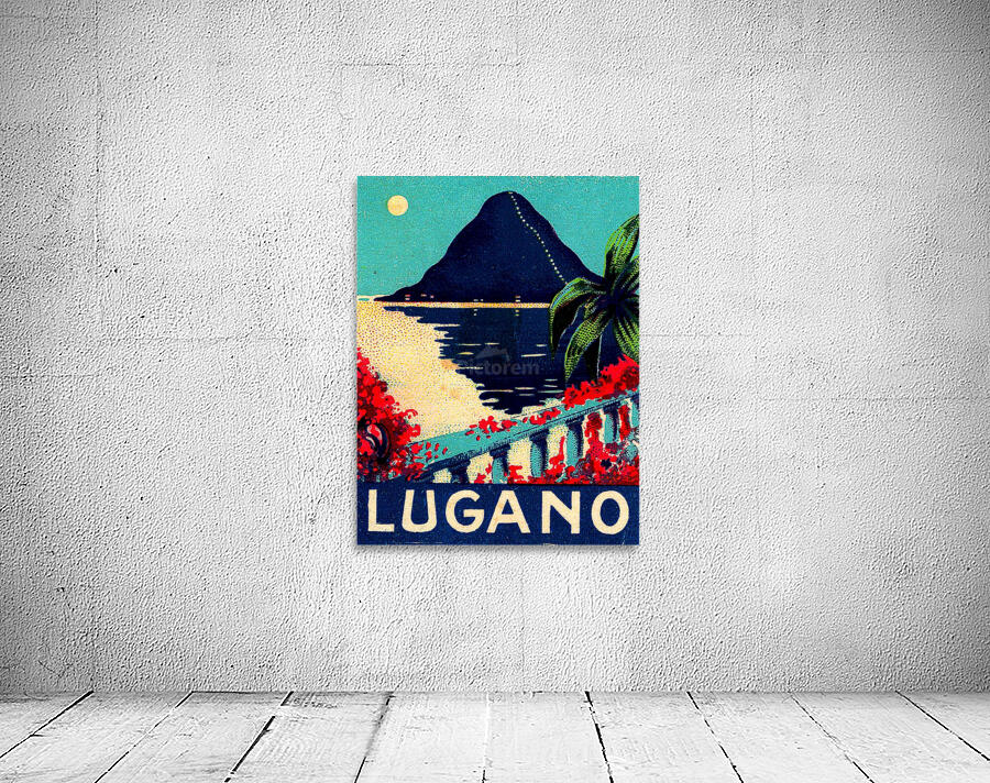 Lugano Lake Wall Preview
