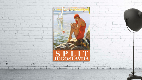 Swimmer on Split city Wall Preview