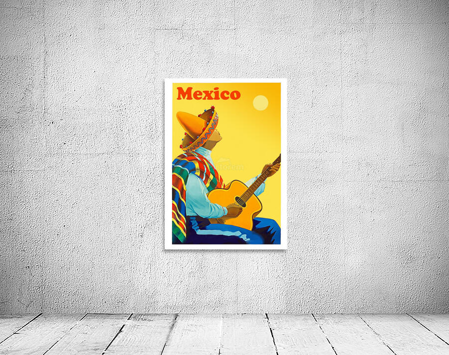 Mexican Guitar Player Wall Preview