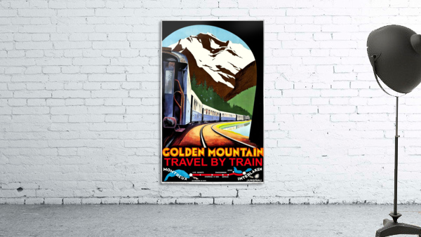 Golden Mountain Wall Preview