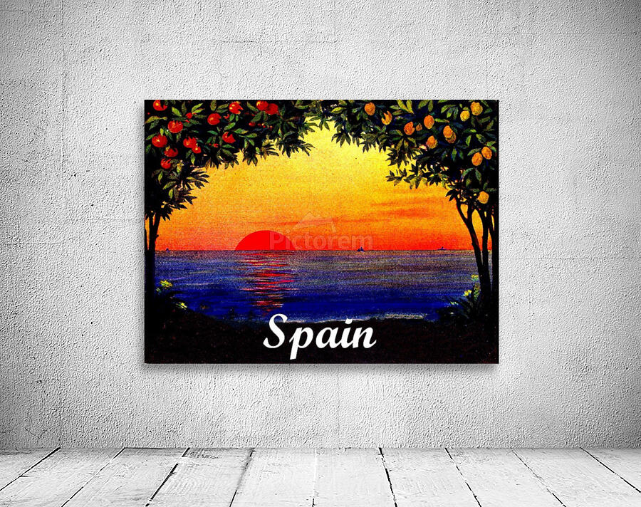 Summer Sunset on Spain Wall Preview