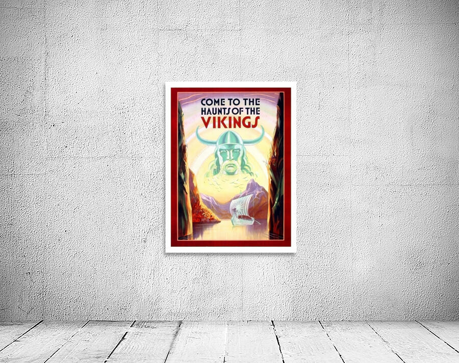 Viking Ship Wall Preview