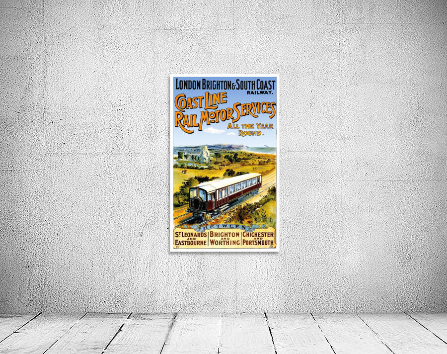 Coastline Railway Wall Preview