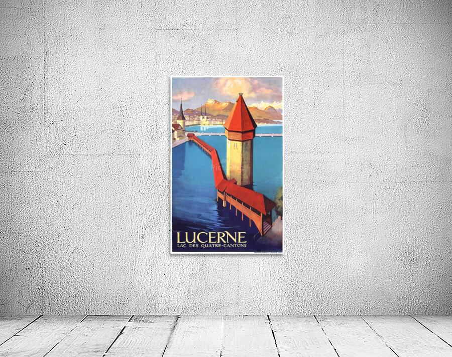 Lucerne Bridge Wall Preview