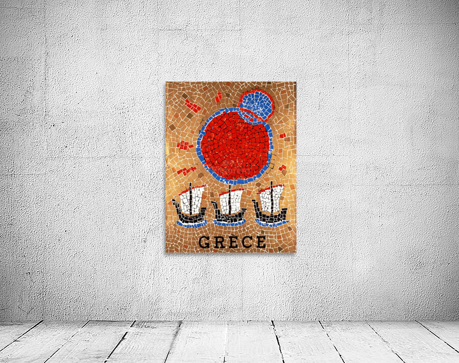 Greece Mosaic Wall Preview