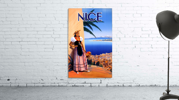 Nice City Panorama Wall Preview