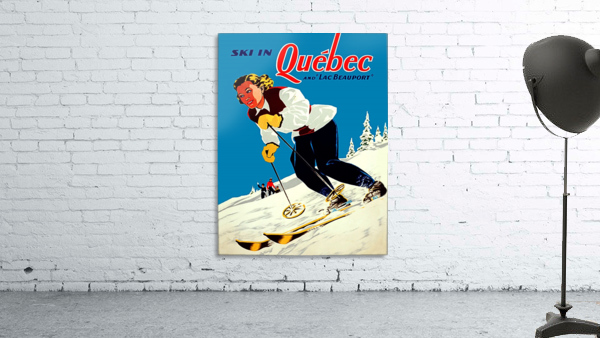 Ski in Quebec Wall Preview