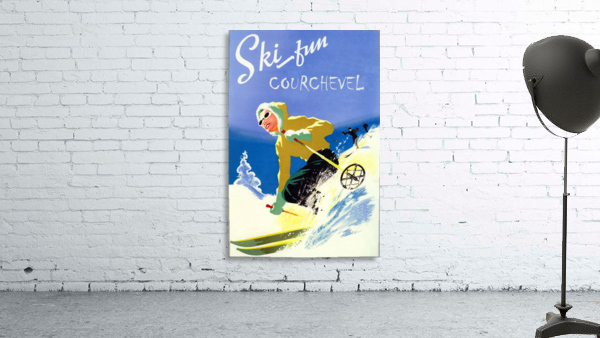 Courchevel Ski Fun Wall Preview