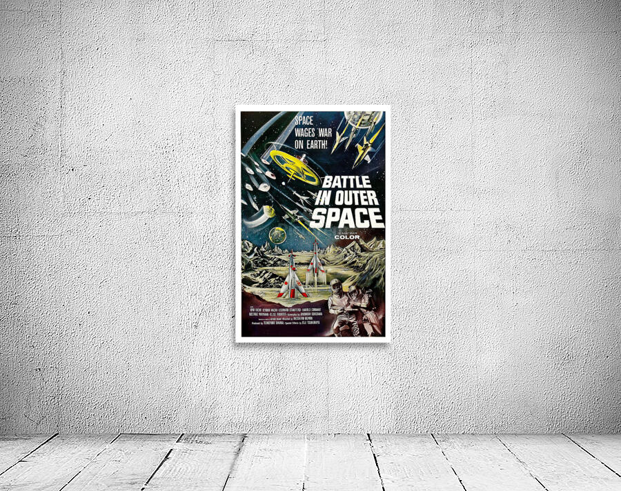 Battle in Outer Space Wall Preview