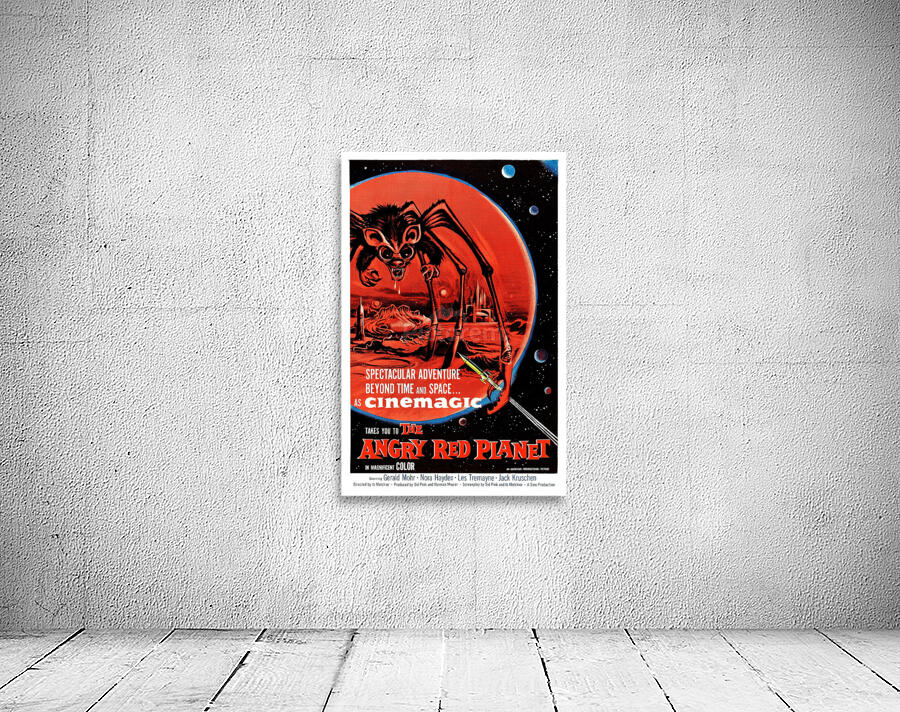 The Angry Red Planet Wall Preview