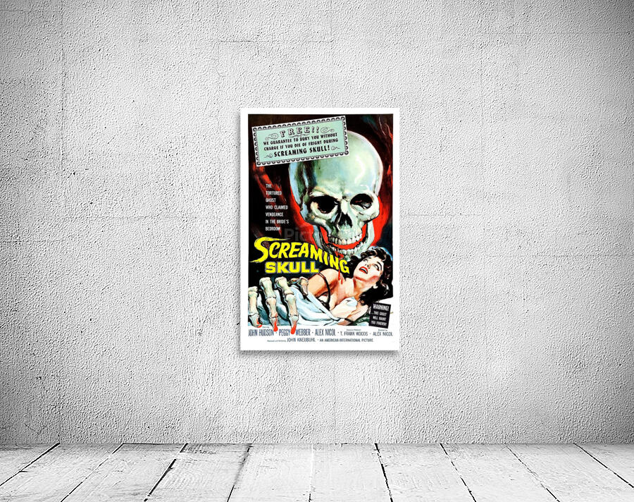 Screaming Skull Wall Preview