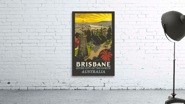 Brisbane Poster Wall Preview