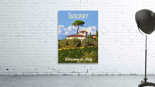 Tuscany Wine yard Wall Preview