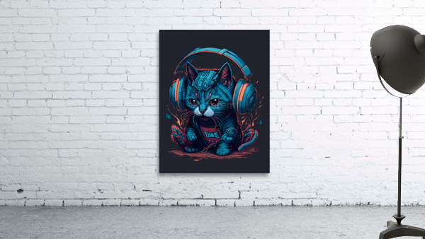 Cyber Cat Wall Preview