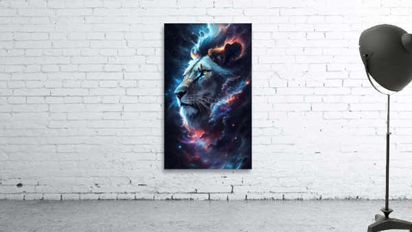 Lion in Space Wall Preview