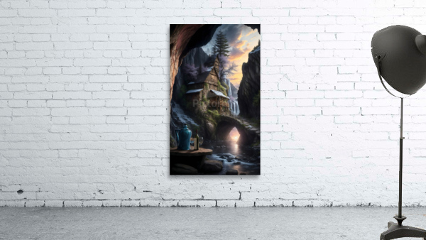 Sunrise Over Cottage Wall Preview