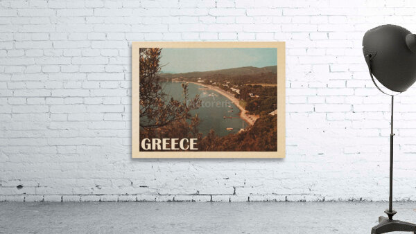 Greece Corfu Aerial View Wall Preview