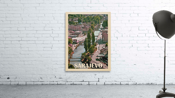 Sarajevo Miljacka river Wall Preview