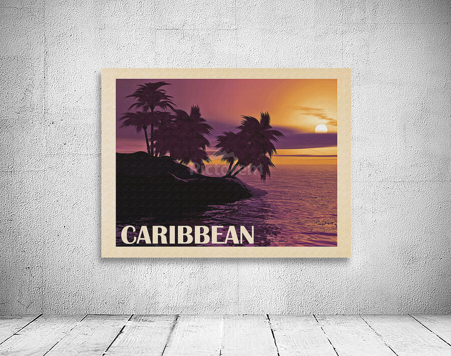 Caribbean Island Wall Preview