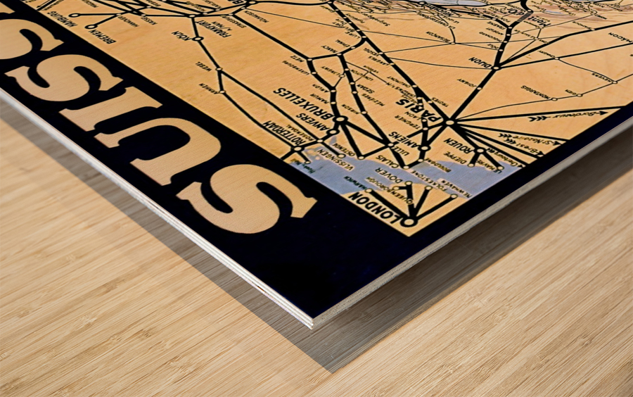 Simplon Wood print