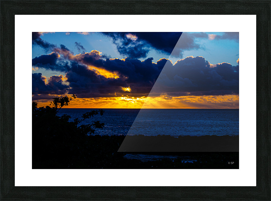 North Shore Sunset Picture Frame print