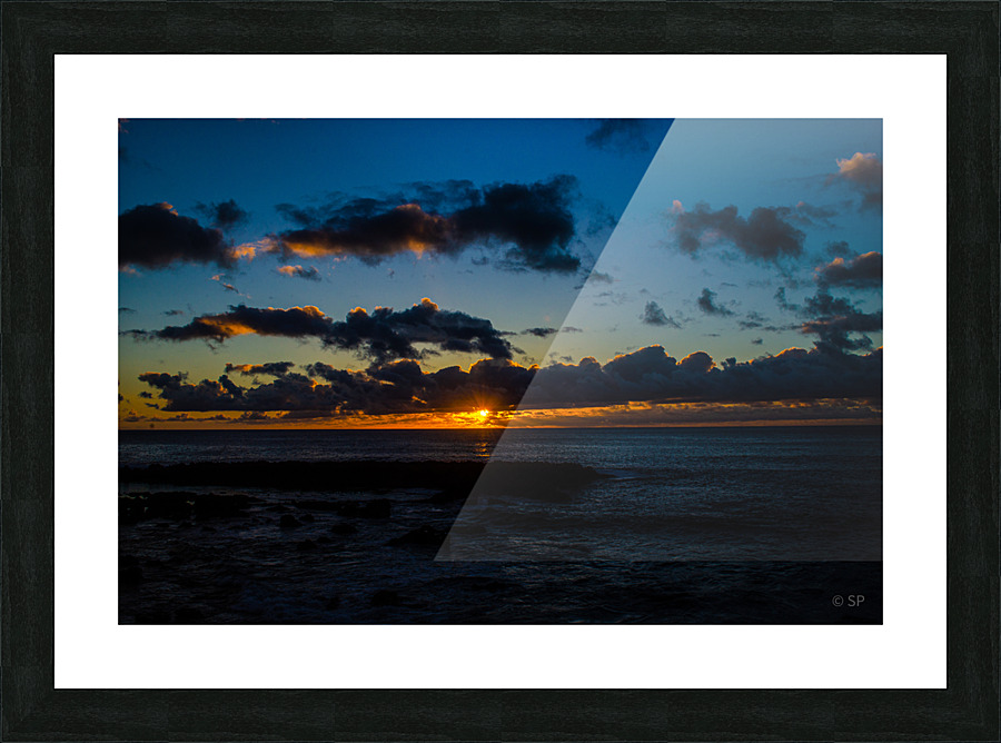 North Shore Sunset Picture Frame print