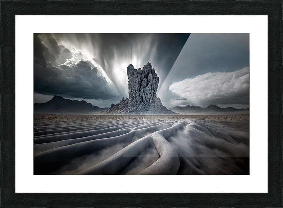 A strange sight Picture Frame print