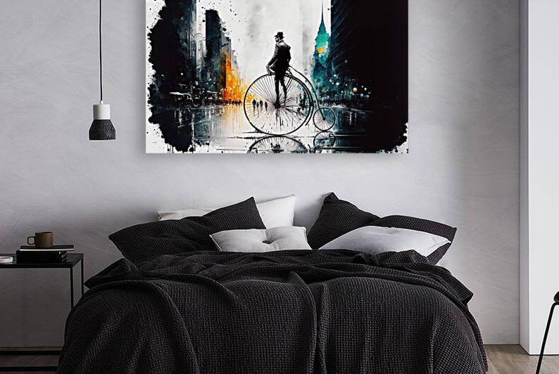 Futuristic work in a wet rainy city by Mert Kosovaeri