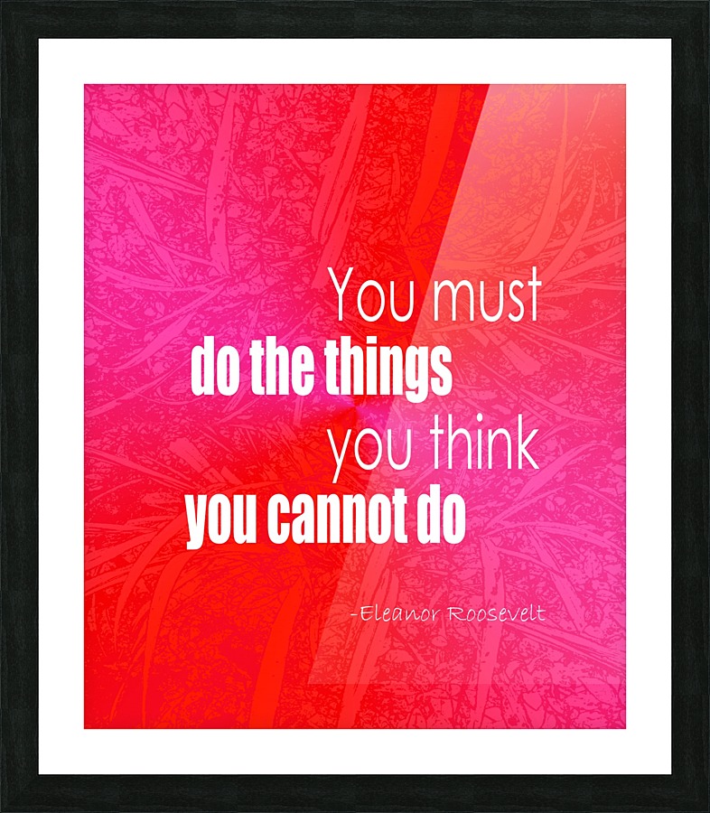 Educational Motivation Quotes Picture Frame print