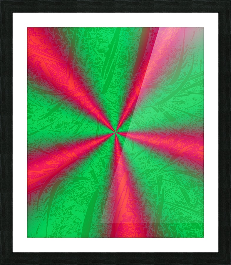 3d con Abstract design Picture Frame print