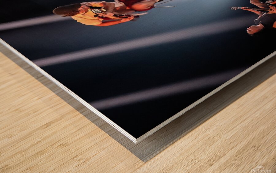 Hells Bells AC DC Experience Quebec 10.11.23-1 Wood print