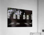 Waiting in White Acrylic Print